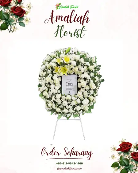 Krans Bunga Duka Bajong